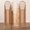 Bali & Pari Golda Modern Bohemian Natural Brown Rattan Room Divider 236-13259-ZORO - alternate 2